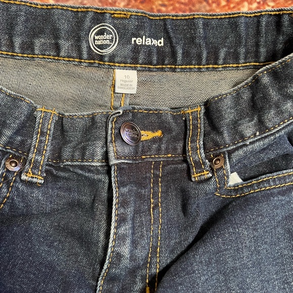 EUC Boys Wonder Nation Relaxed Fit Jeans Size 10 - Picture 3 of 3